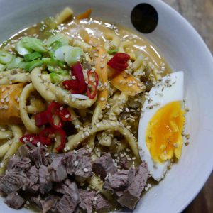 Linsen und Spätzle meet Miso